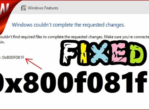 error 0x800f081f