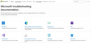 Microsoft Troubleshooting Guide