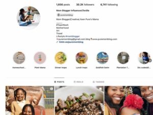 Mom Blog on Instagram